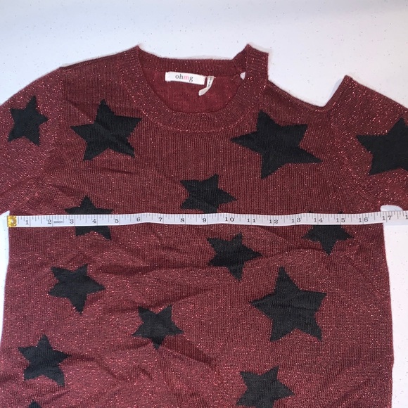 Burgundy Star Sweater - Picture 9 of 11